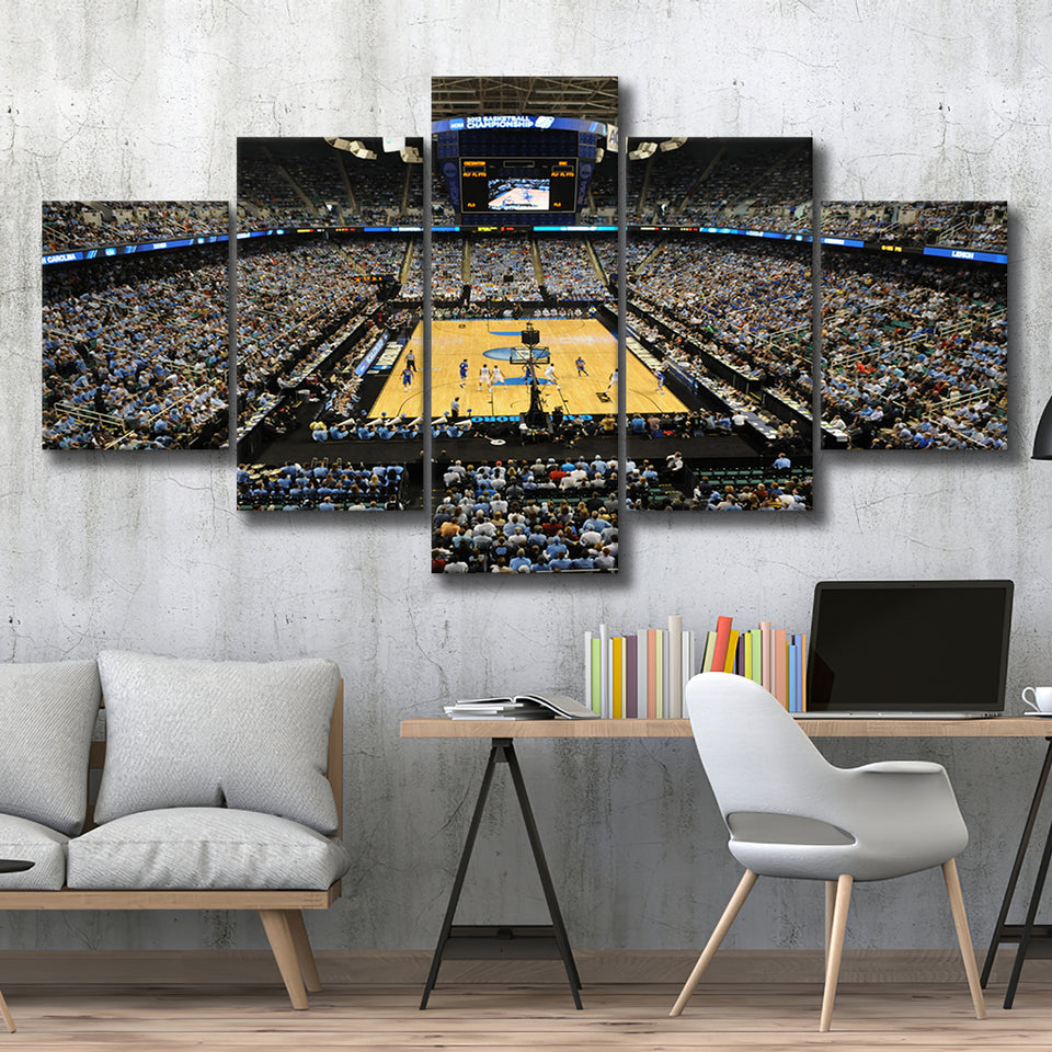 Greensboro Coliseum Complex, Stadium Canvas, Sport Art, Large Canvas, Multi Panels, Canvas Prints Wall Art Decor