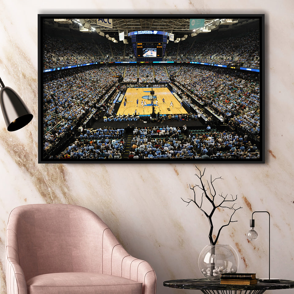 Greensboro Coliseum Complex, Stadium Canvas, Sport Art, Gift for him, Framed Canvas Prints Wall Art Decor, Framed Picture