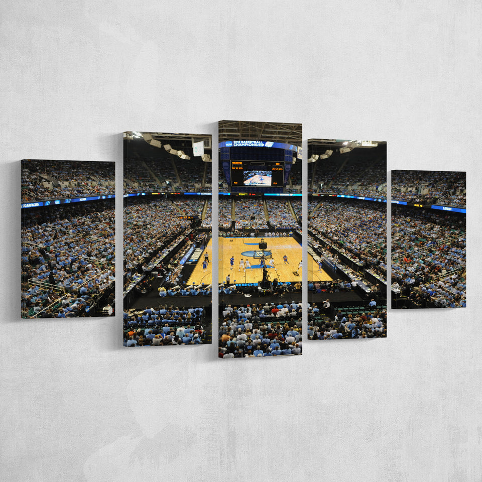 Greensboro Coliseum Complex, Stadium Canvas, Sport Art, Large Canvas, Multi Panels, Canvas Prints Wall Art Decor