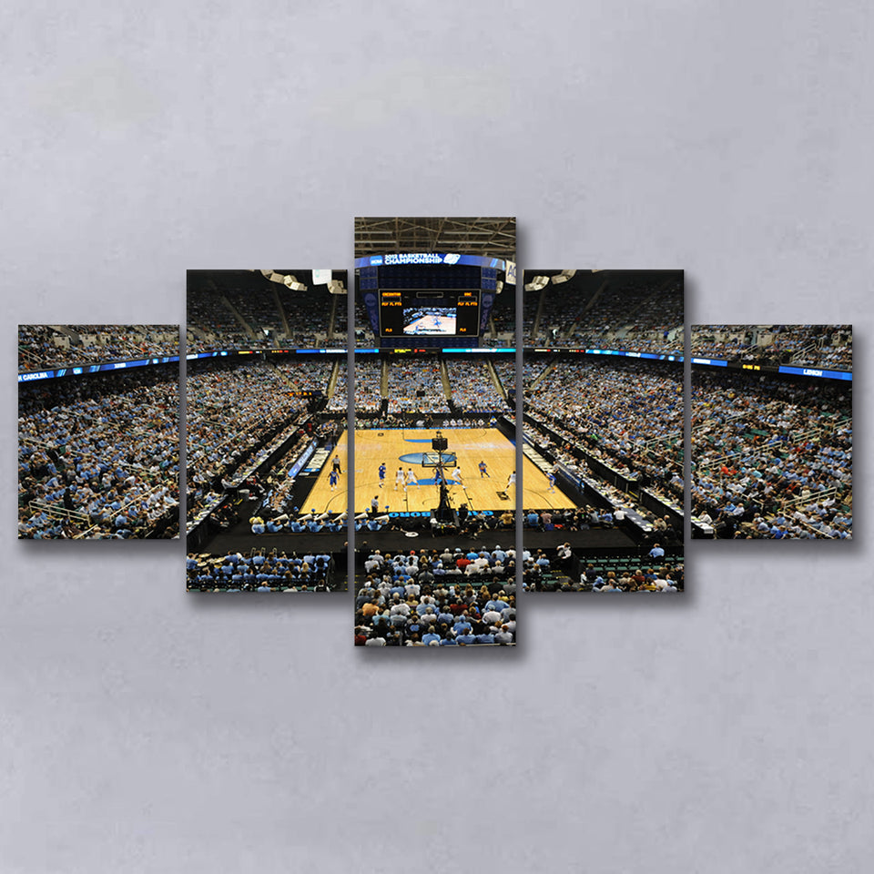 Greensboro Coliseum Complex, Stadium Canvas, Sport Art, Large Canvas, Multi Panels, Canvas Prints Wall Art Decor