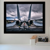Grumman F 14 Tomcat War Airplane Craft Framed Art Prints Wall Decor - Painting Art, Framed Picture, Ready to Hang