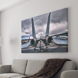 Grumman F 14 Tomcat War Airplane Craft Canvas Prints Wall Art Decor - Painting Canvas, Art Prints, Ready to Hang