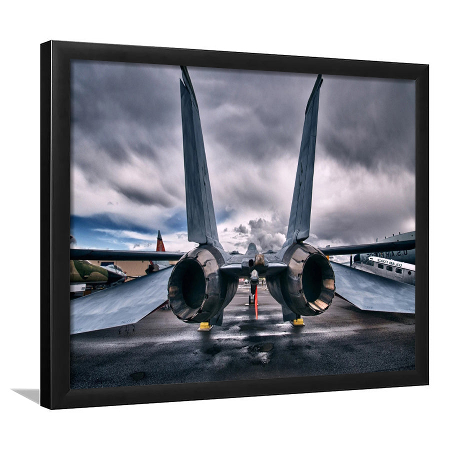 Grumman F 14 Tomcat War Airplane Craft Framed Art Prints Wall Decor - Painting Art, Framed Picture, Ready to Hang