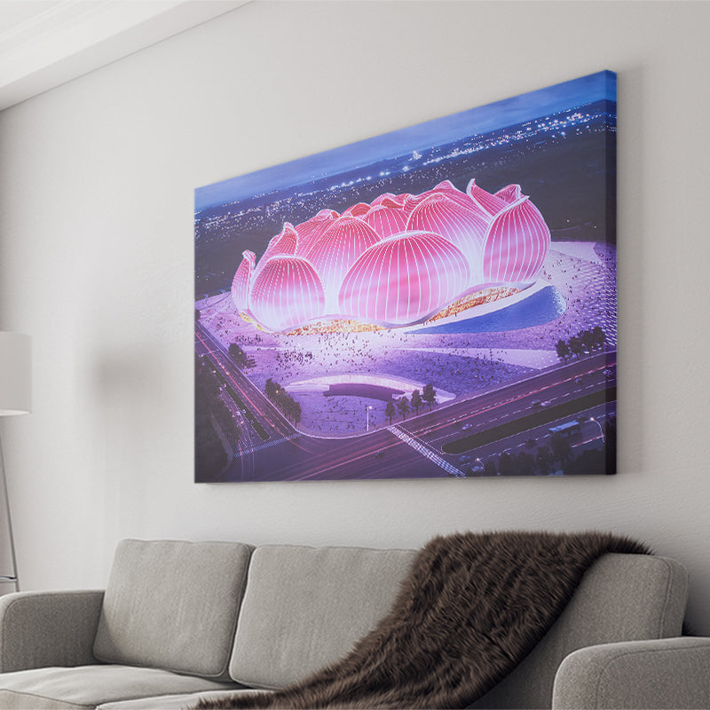 Guangzhou Evergrande New Stadium, Stadium Canvas, Sport Art, Gift for him, Fan Gift, Canvas Prints Wall Art Decor