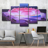 Guangzhou Evergrande New Stadium, Stadium Canvas, Sport Art, Large Canvas, Multi Panels, Canvas Prints Wall Art Decor
