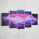 Guangzhou Evergrande New Stadium, Stadium Canvas, Sport Art, Large Canvas, Multi Panels, Canvas Prints Wall Art Decor