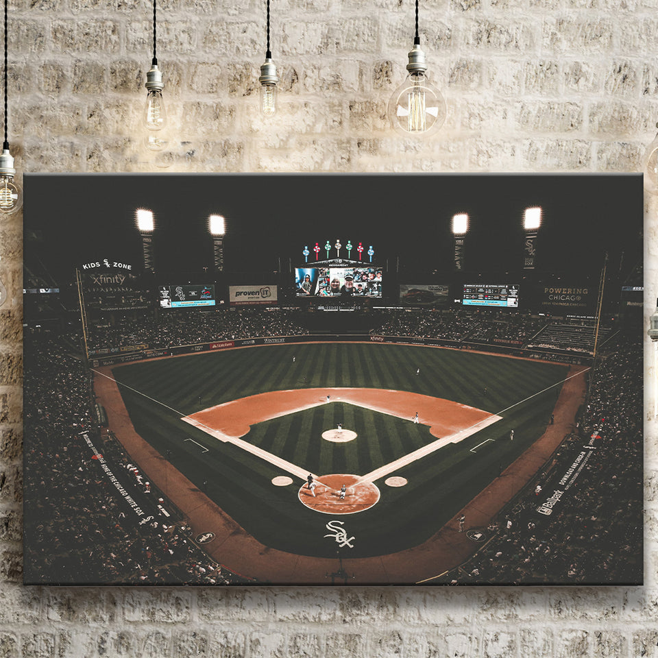 Guaranteed Rate Field Chicago, Stadium Canvas, Sport Art, Gift for him, Fan Gift, Canvas Prints Wall Art Decor