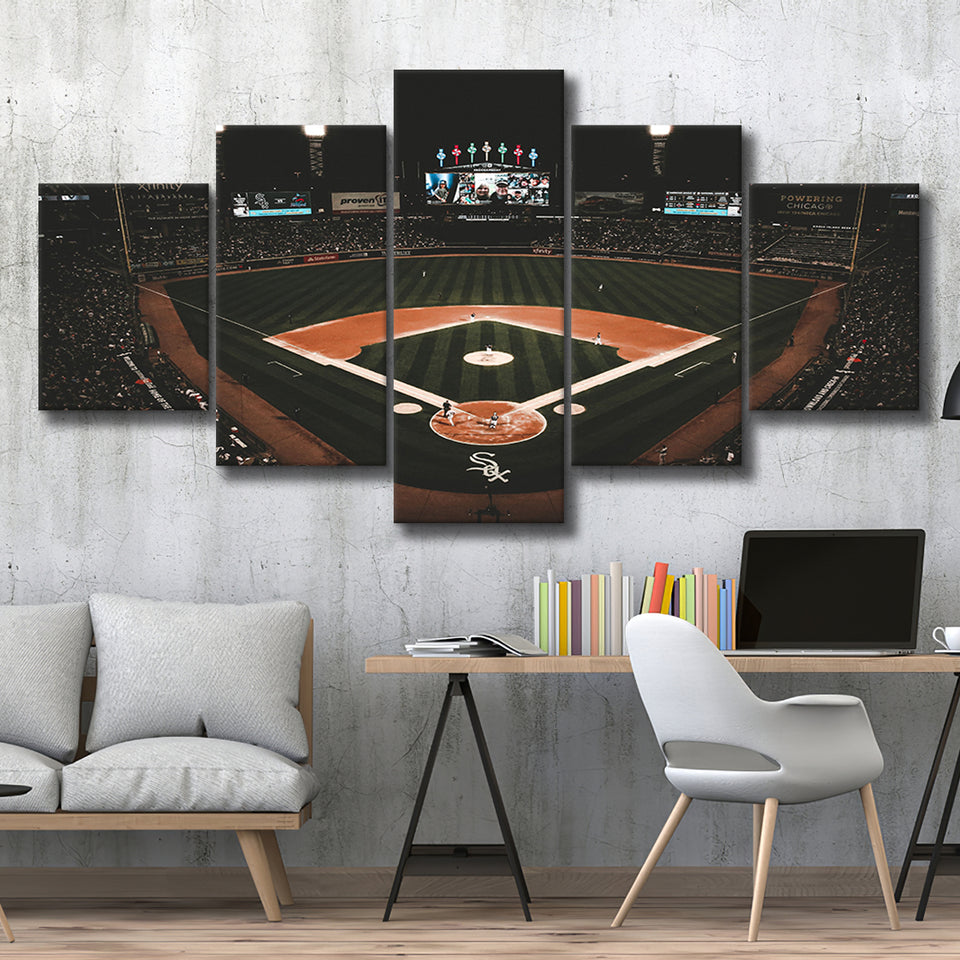 Guaranteed Rate Field Chicago, Stadium Canvas, Sport Art, Large Canvas, Multi Panels, Canvas Prints Wall Art Decor