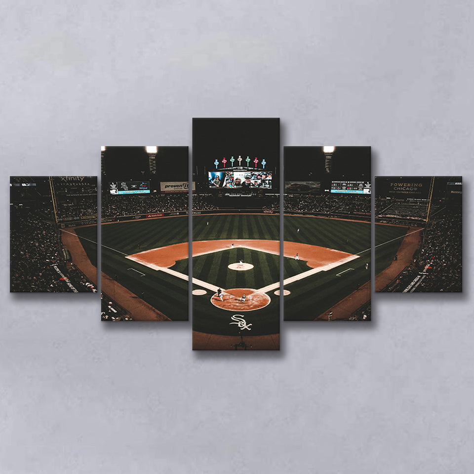 Guaranteed Rate Field Chicago, Stadium Canvas, Sport Art, Large Canvas, Multi Panels, Canvas Prints Wall Art Decor