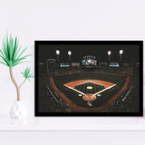 Guaranteed Rate Field Chicago, Stadium Canvas, Sport Art, Gift for him, Framed Art Prints Wall Art Decor, Framed Picture