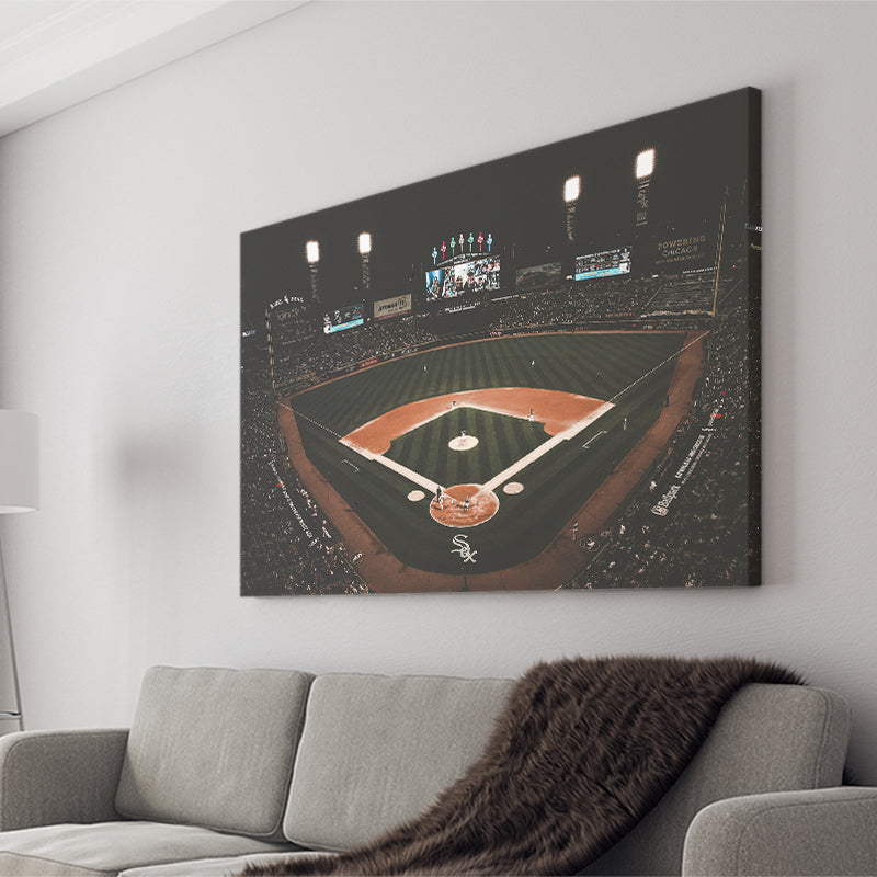 Guaranteed Rate Field Chicago, Stadium Canvas, Sport Art, Gift for him, Fan Gift, Canvas Prints Wall Art Decor