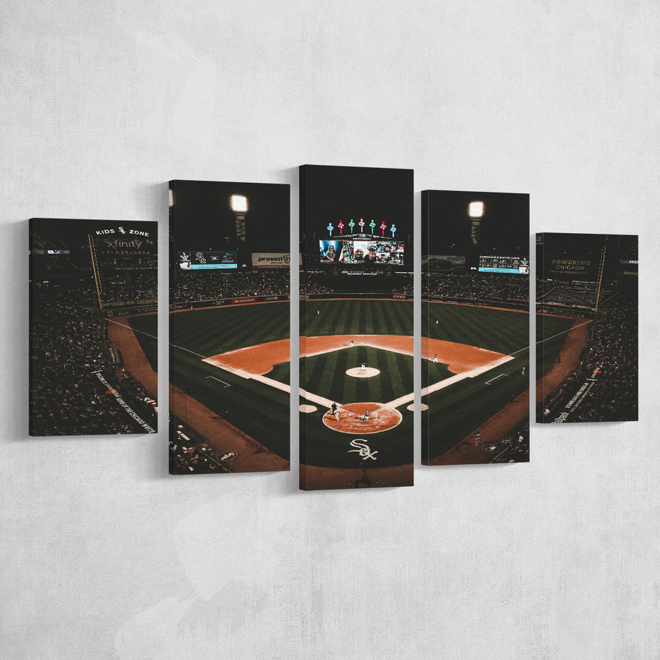 Guaranteed Rate Field Chicago, Stadium Canvas, Sport Art, Large Canvas, Multi Panels, Canvas Prints Wall Art Decor