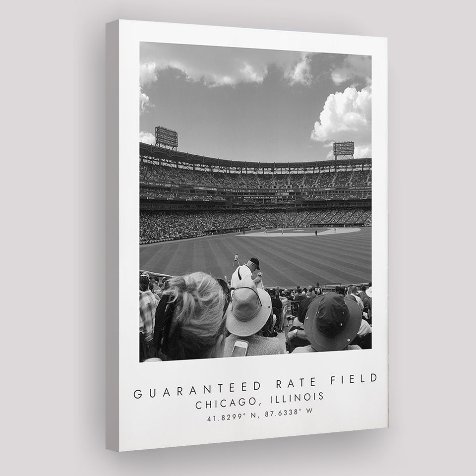 Guaranteed Rate Field Chicago White Sox Black and White Picture