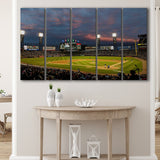 Guaranteed Rate Field at Night, Stadium Canvas, Sport Art, Gift for him, Multi Panels B, Canvas Prints Wall Art Decor