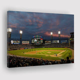 Guaranteed Rate Field at Night, Stadium Canvas, Sport Art, Gift for him, Fan Gift, Canvas Prints Wall Art Decor