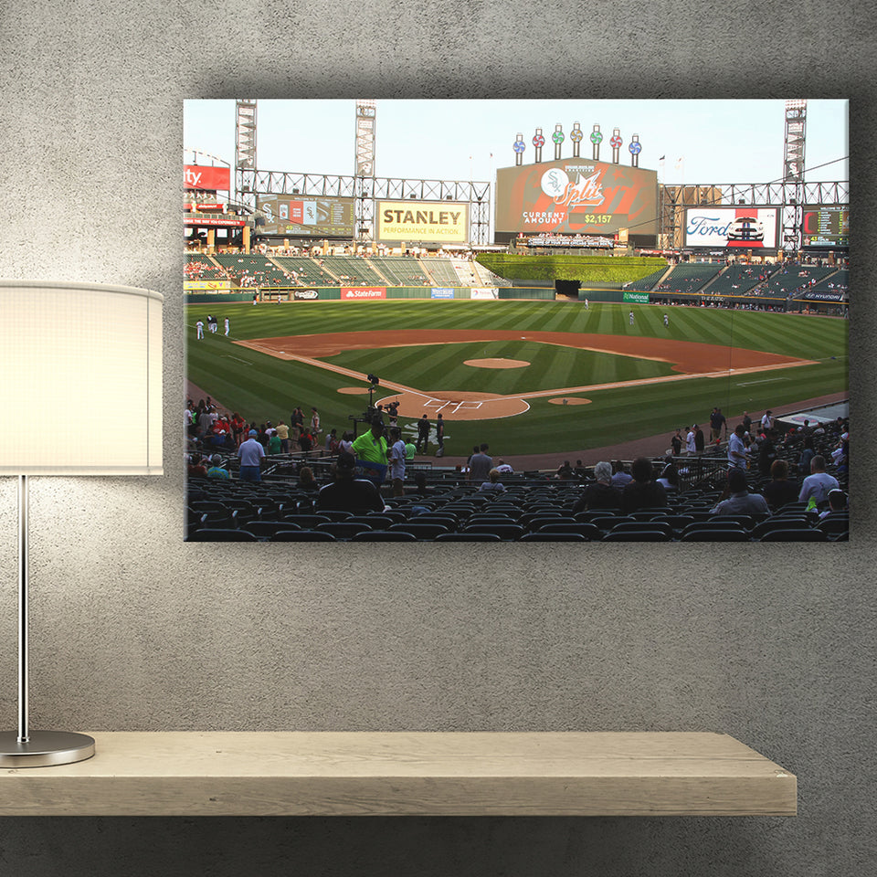 Guaranteed Rate Field in Chicago, Stadium Canvas, Sport Art, Gift for him, Fan Gift, Canvas Prints Wall Art Decor