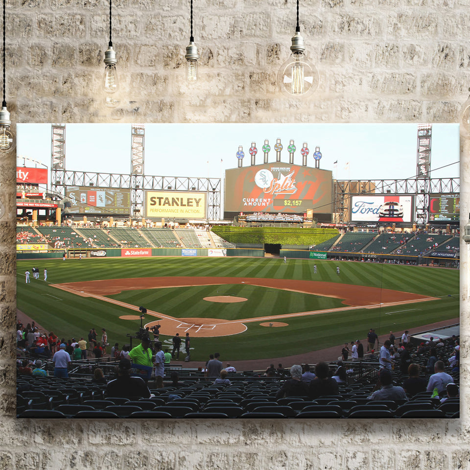 Guaranteed Rate Field in Chicago, Stadium Canvas, Sport Art, Gift for him, Fan Gift, Canvas Prints Wall Art Decor