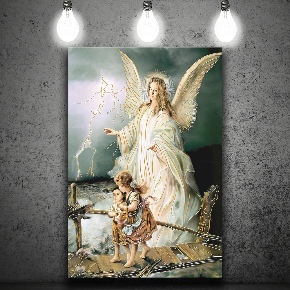 Personalized Christian Gift Angel Painting Customized Spiritual Gift  Religious Present Faith Based Gifts Art Gifts for Adults 