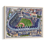 Guardians Baseball Team Progressive Field Watercolor, Sport Art Prints Fan Gift, Framed Canvas Prints Wall Art Decor