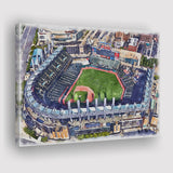 Guardians Baseball Team Progressive Field Watercolor, Sport Art Prints Fan Gift, Canvas Prints Wall Art Decor
