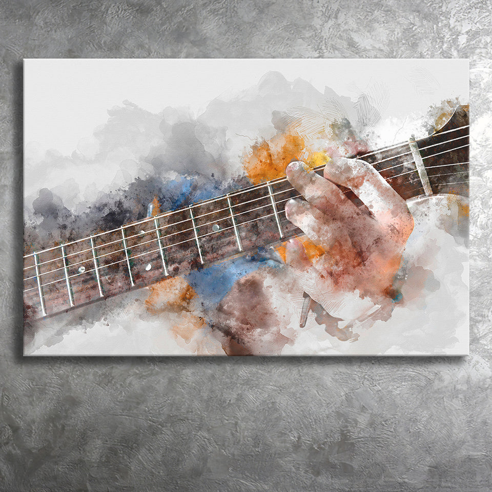 Guitar Player Gift Music Canvas Prints Wall Art Decor - Painting Canvas,Home Decor, Ready to Hang