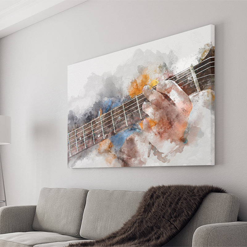 Guitar Player Gift Music Canvas Prints Wall Art Decor - Painting Canvas,Home Decor, Ready to Hang