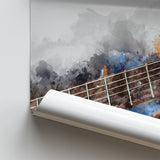 Guitar Player Gift Music Poster Prints Wall Art Decor, Unframe, Poster Art