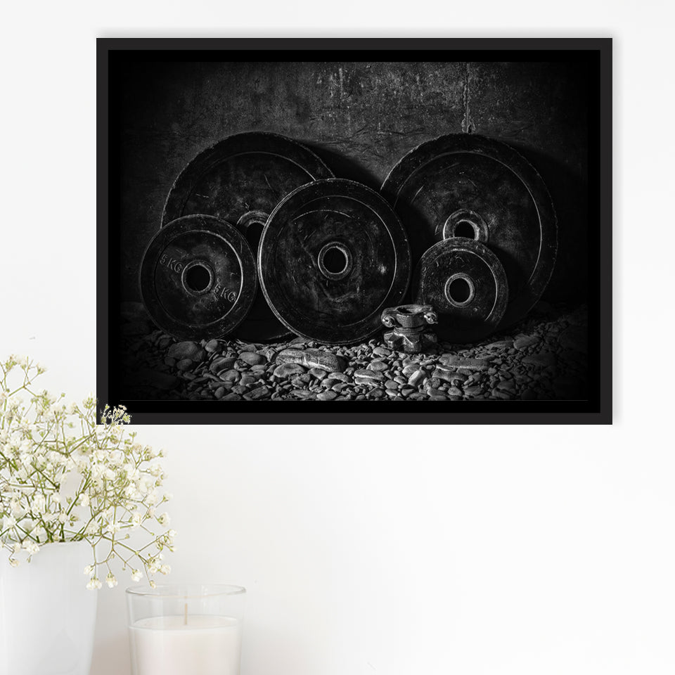 Gym Cool Large Gift for Strong Man Framed Canvas Prints Wall Art Decor - Paiting Canvas, Art Prints, Floating Frame