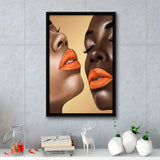 Harmony Framed Canvas Prints Wall Art Home Decor - Painting Canvas,Black Frame, Ready to hang