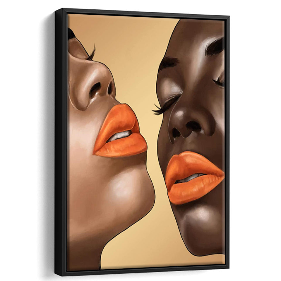 Harmony Framed Canvas Prints Wall Art Home Decor - Painting Canvas,Black Frame, Ready to hang