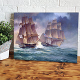 Hms Endymion And Uss President Canvas Wall Art - Canvas Prints, Prints For Sale, Painting Canvas,Canvas On Sale