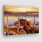 Hagia Sophia Holy Grand Mosque in Istanbul Canvas Prints Wall Art Decor - Painting Canvas, Art Print, Home Decor, Ready to Hang