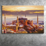 Hagia Sophia Holy Grand Mosque in Istanbul Canvas Prints Wall Art Decor - Painting Canvas, Art Print, Home Decor, Ready to Hang