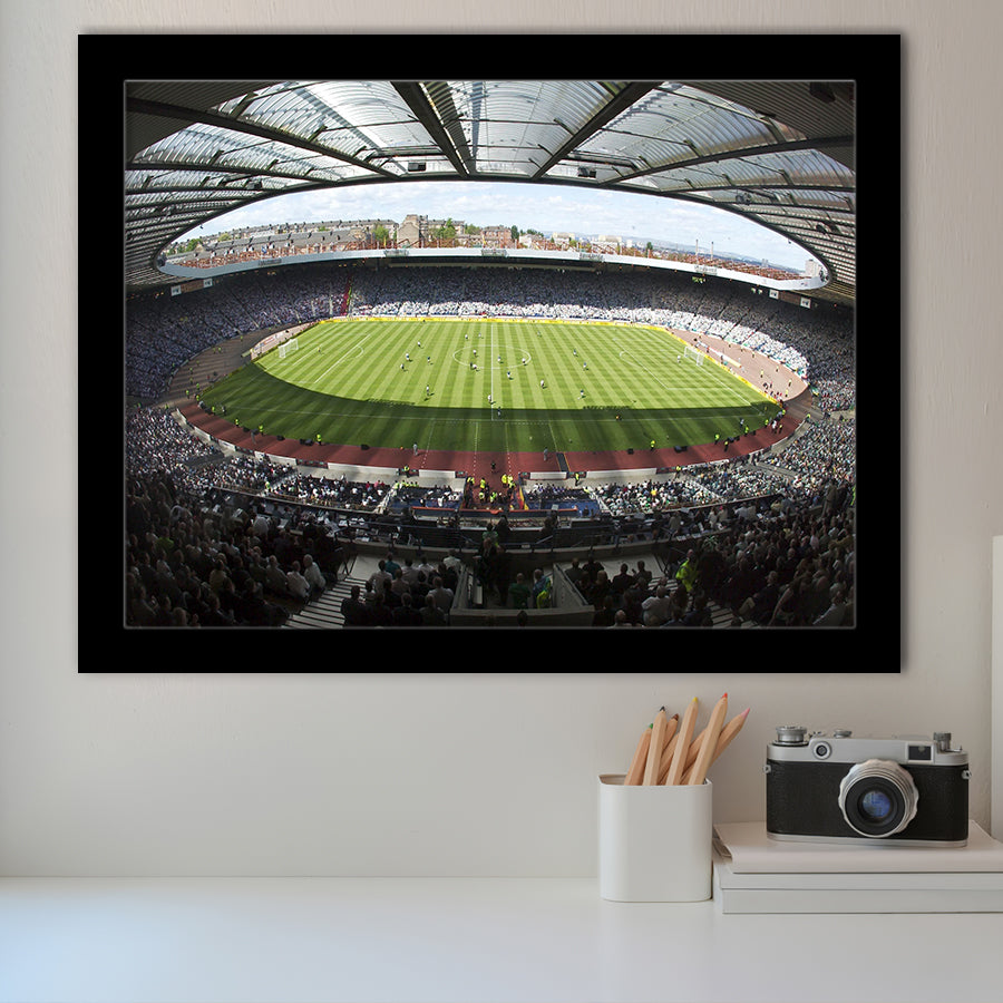 Hampden Park Stadium, Stadium Canvas, Sport Art, Gift for him, Framed Art Prints Wall Art Decor, Framed Picture