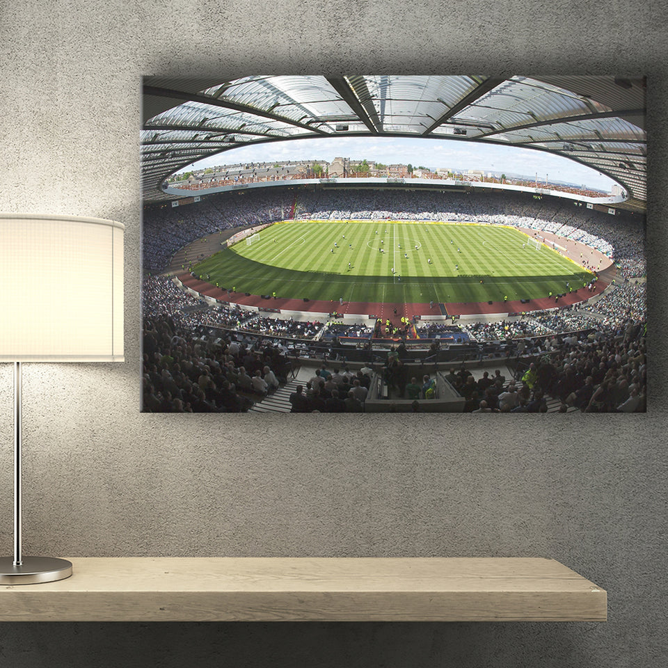 Hampden Park Stadium, Stadium Canvas, Sport Art, Gift for him, Fan Gift, Canvas Prints Wall Art Decor