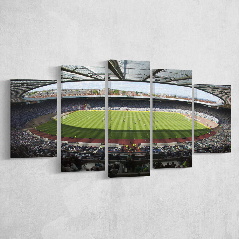 Hampden Park Stadium, Stadium Canvas, Sport Art, Large Canvas, Multi Panels, Canvas Prints Wall Art Decor