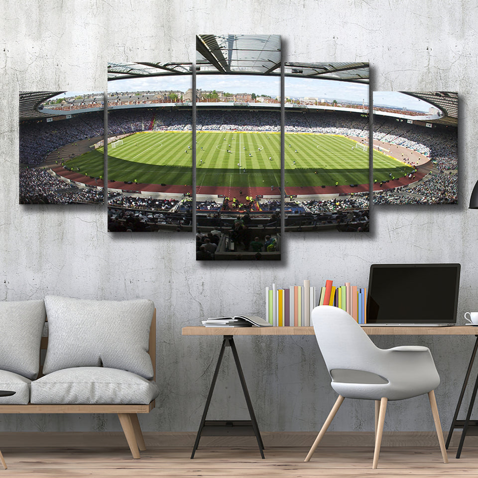 Hampden Park Stadium, Stadium Canvas, Sport Art, Large Canvas, Multi Panels, Canvas Prints Wall Art Decor