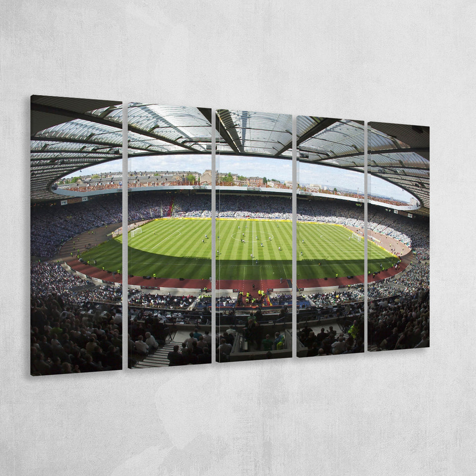 Hampden Park Stadium, Stadium Canvas, Sport Art, Gift for him, Multi Panels B, Canvas Prints Wall Art Decor