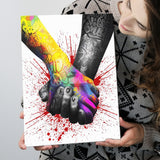 Han In Hand Love Together Canvas Prints Wall Art - Painting Canvas, Home Wall Decor, For Sale