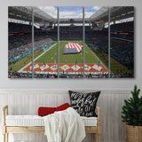 Hard Rock Stadium, Stadium Canvas, Sport Art, Gift for him, Multi Panels B, Canvas Prints Wall Art Decor