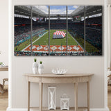 Hard Rock Stadium, Stadium Canvas, Sport Art, Gift for him, Multi Panels B, Canvas Prints Wall Art Decor