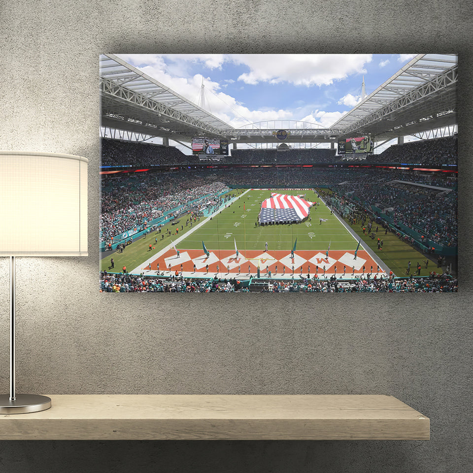 Hard Rock Stadium Canvas Prints Wall Art - Painting Canvas, Wall Decor, Canvas Art, For Sale