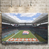 Hard Rock Stadium Canvas Prints Wall Art - Painting Canvas, Wall Decor, Canvas Art, For Sale