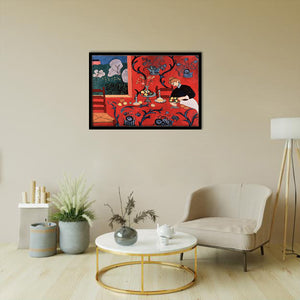 Harmony In Red By Henri Matisse-Art Print,Canvas Art,Frame Art,Plexiglass Cover