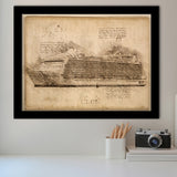 Harmony Of The Seas Ship Framed Art Prints Wall Decor - Painting Art, Framed Picture, Home Decor,For Sale