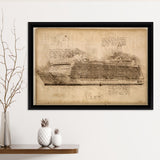Harmony Of The Seas Ship Framed Canvas Prints Wall Art - Painting Canvas, Framed Prints, Wall Home Decor, Prints for Sale