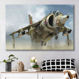 Harrier Jump Jet Airplane Craft Canvas Prints Wall Art Decor - Painting Canvas, Art Prints, Ready to Hang