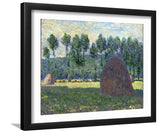 Haystack At Giverny By Claude Monet-Canvas art,Art Print,Frame art,Plexiglass cover