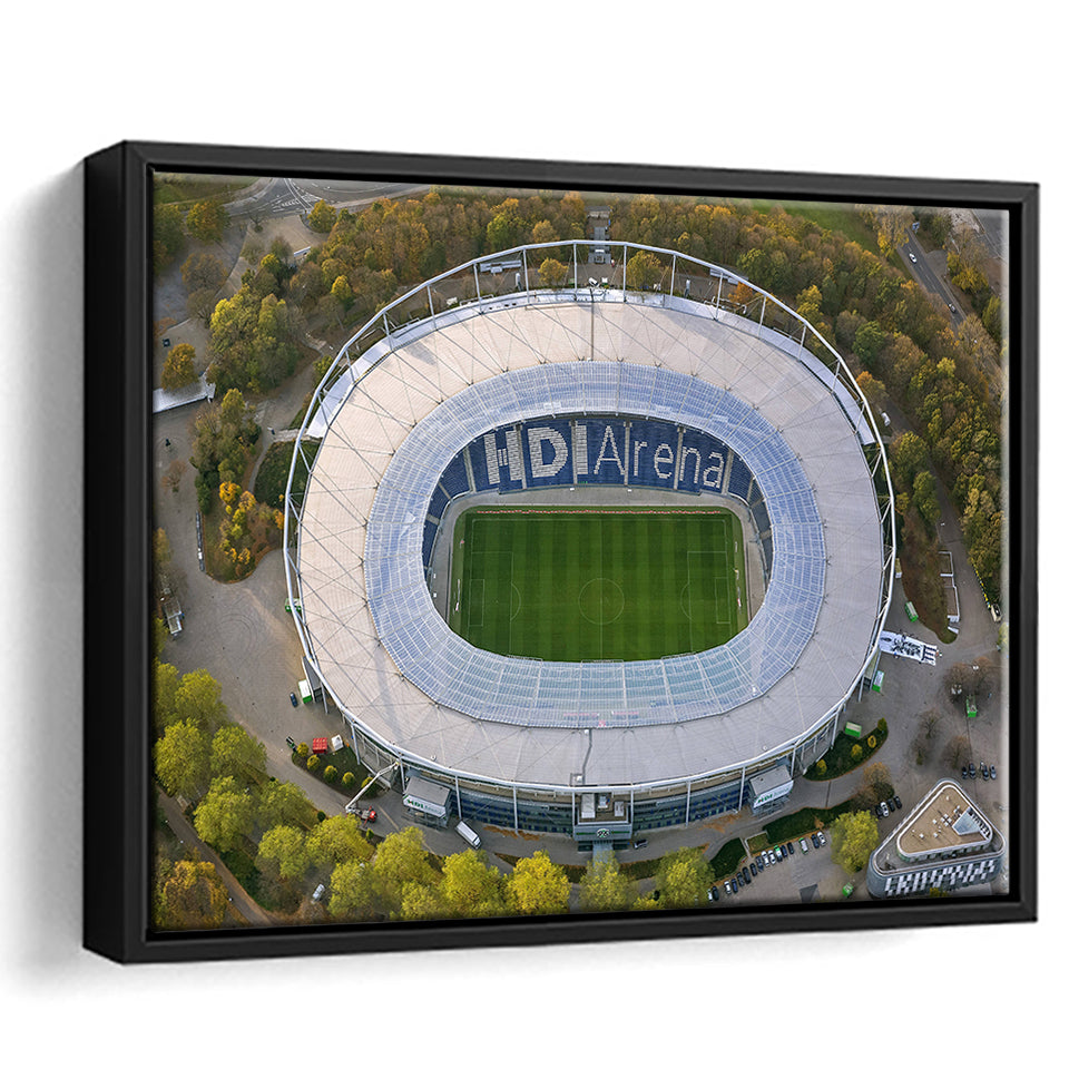 Hdi Arena, Stadium Canvas, Sport Art, Gift for him, Framed Canvas Prints Wall Art Decor, Framed Picture