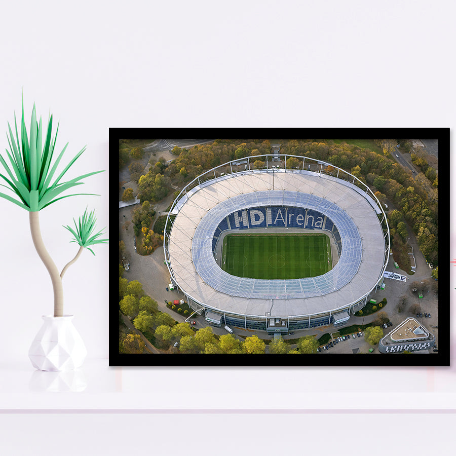 Hdi Arena, Stadium Canvas, Sport Art, Gift for him, Framed Art Prints Wall Art Decor, Framed Picture